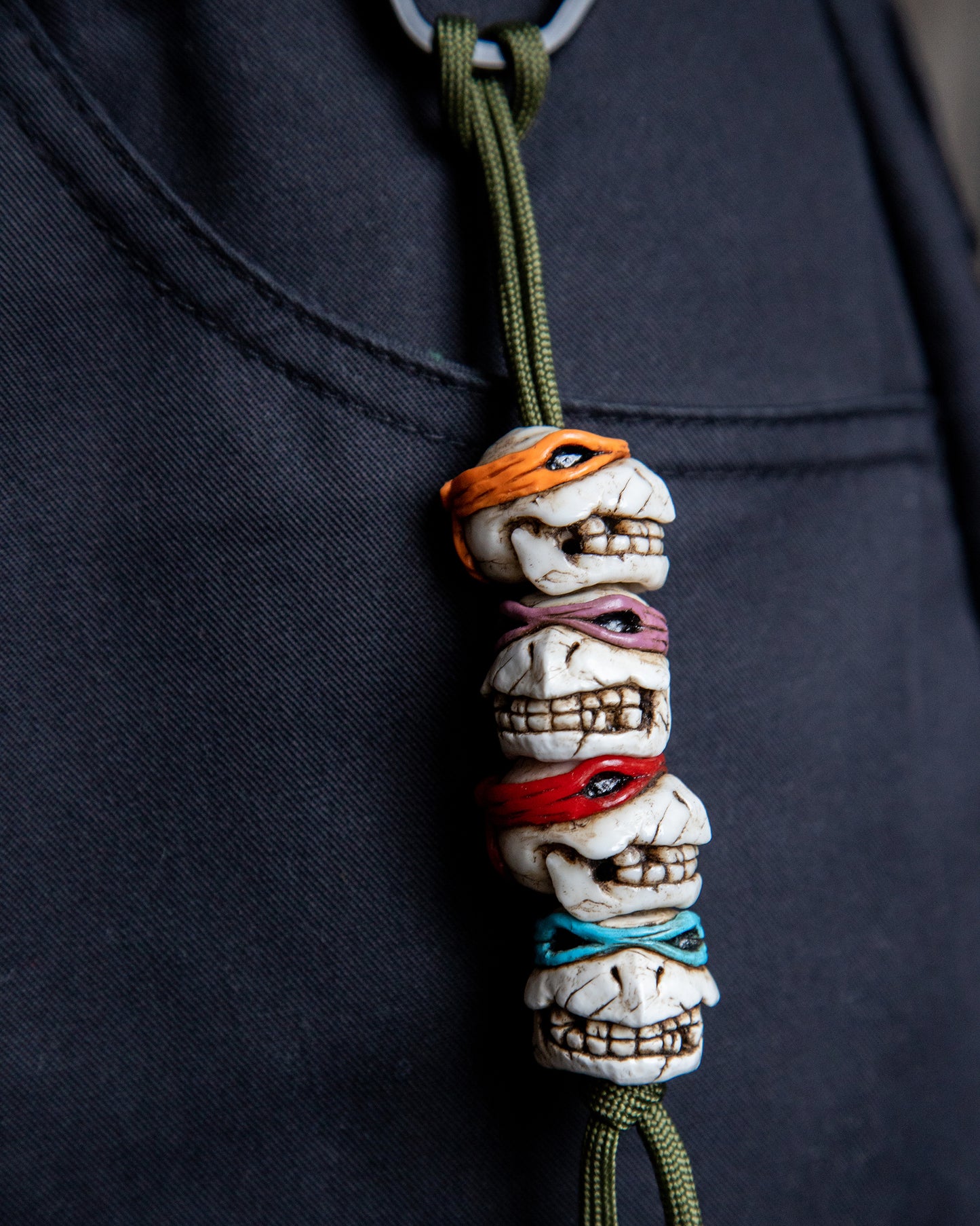 tmnt, tmnt fan art, tmnt keychain, Teenage Mutant Ninja Turtles, tmnt skull