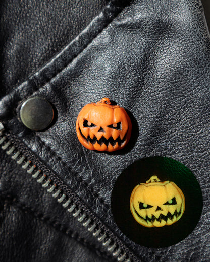 GITD Pumpkin Pin