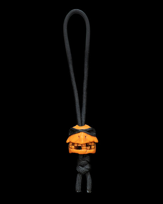 Pumpkin turtle skull beads