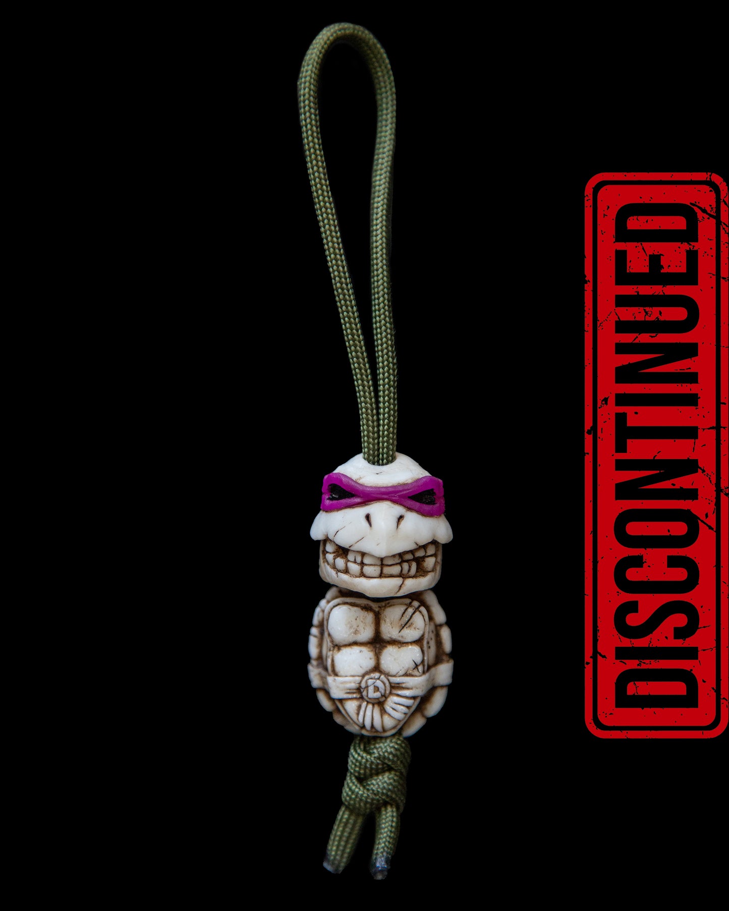 Set of 2 beads: turtle skull+shell