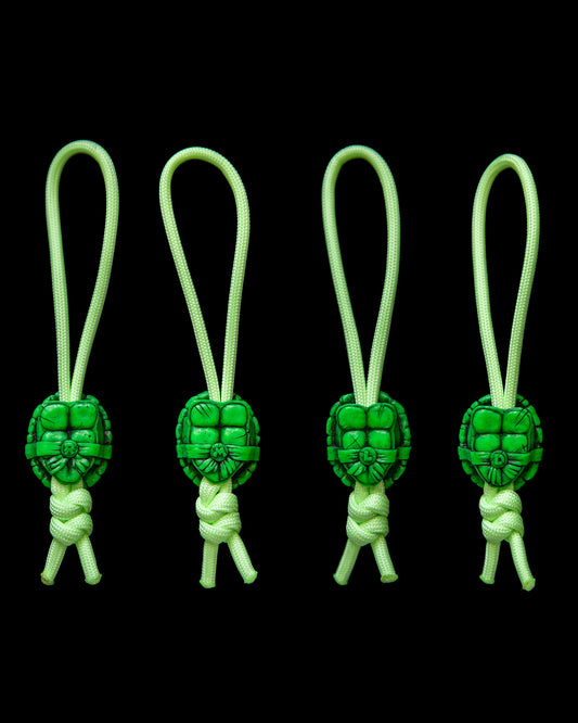 tmnt, tmnt fan art, 4 turtle brothers skull beads, tmnt keychain, ninja turtle skull beads, edc beads, Teenage Mutant Ninja Turtles, tmnt skull, tmnt beads