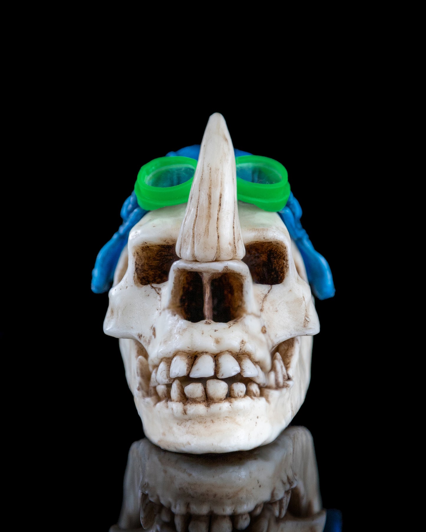 tmnt, teenage mutant ninja turtles, rhino rocksteady skull, fan art, collection, collector, handmade