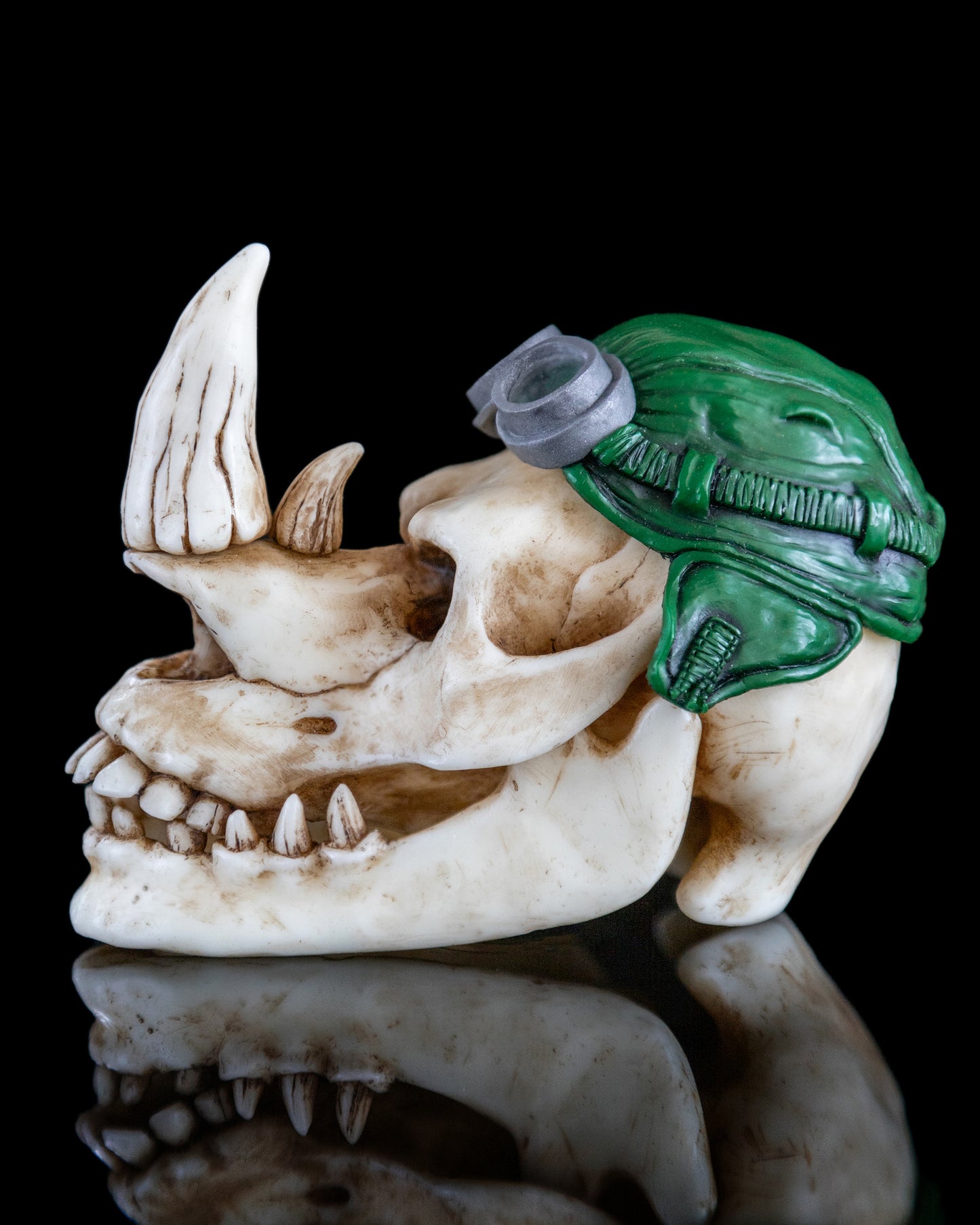 tmnt, teenage mutant ninja turtles, rhino rocksteady skull, fan art, collection, collector, handmade