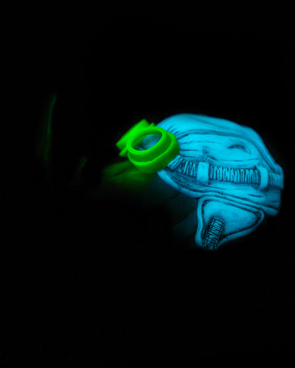 tmnt, teenage mutant ninja turtles, rhino rocksteady skull, fan art, collection, collector, handmade