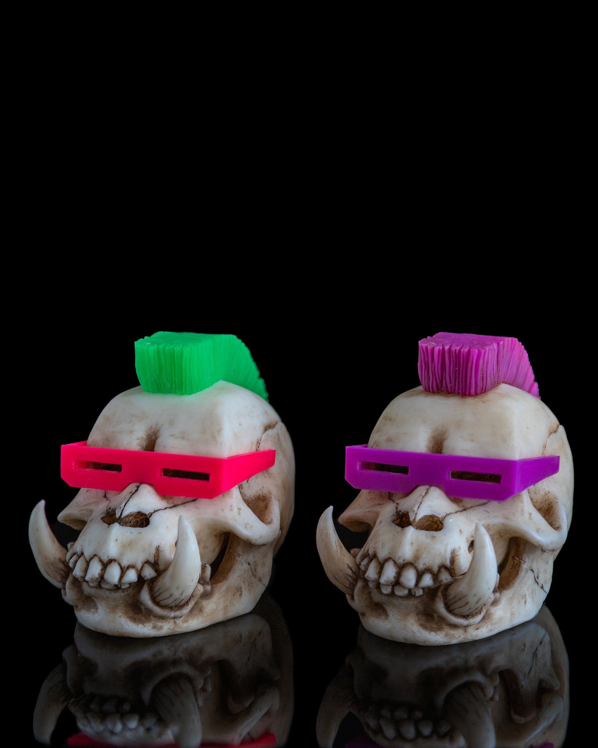 tmnt, fan art, bebop skull, wild boar skull, teenage mutant ninja turtles, collection, toys, figurine, handmade