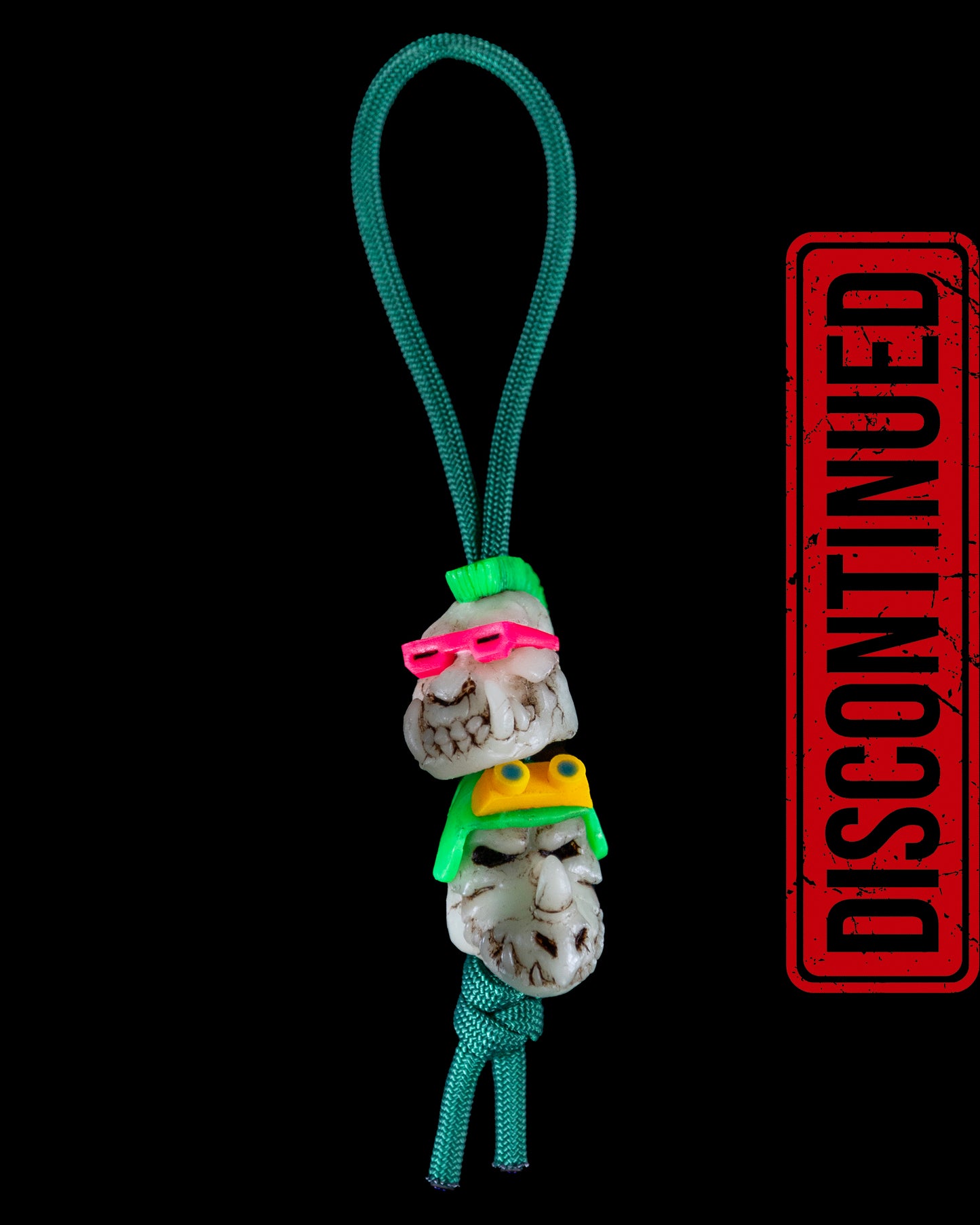 Set of 2 beads: rhino+boar