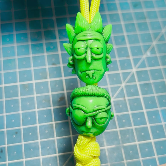 rick and morty, beads, handmade, fan art, c 137, edc