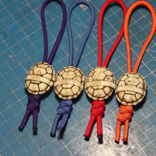 tmnt, tmnt fan art, 4 turtle brothers skull beads, tmnt keychain, ninja turtle skull beads, edc beads, Teenage Mutant Ninja Turtles, tmnt skull, tmnt beads