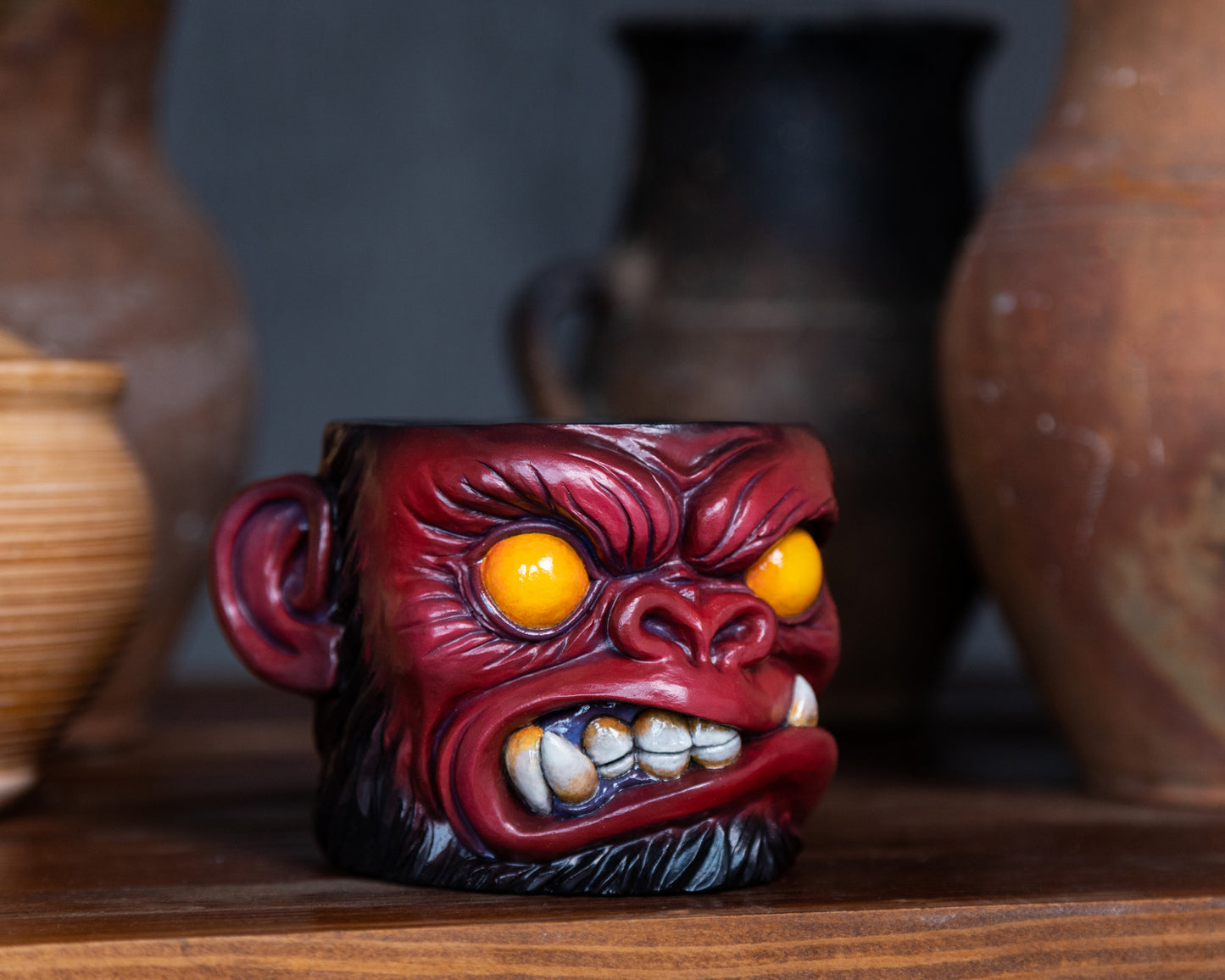 "Hell Ape" resin pot