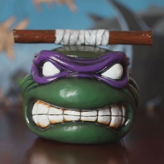 Apes Art, resin art, handmade, teenage mutant ninja turtles, tmnt, stash jar, Donnie, don, Donatello, resin jar, comics gift, boyfriend gift, birthday gift, handcraft, Christmas gift, gift for husband