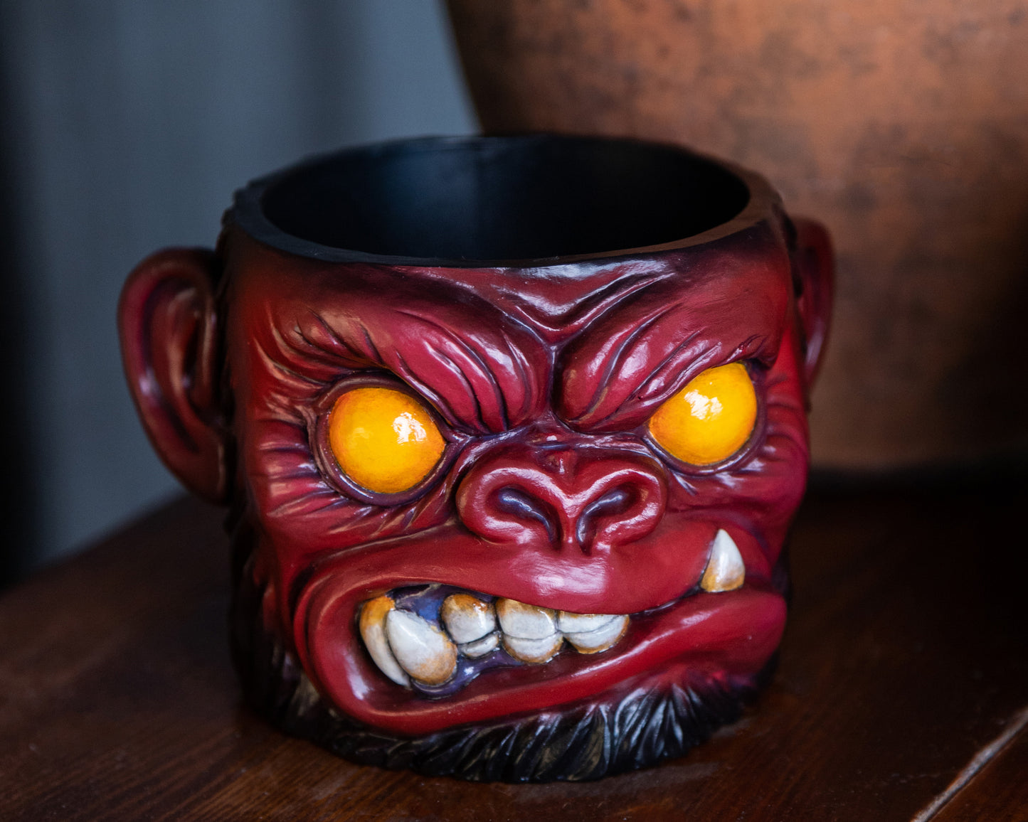 "Hell Ape" resin pot