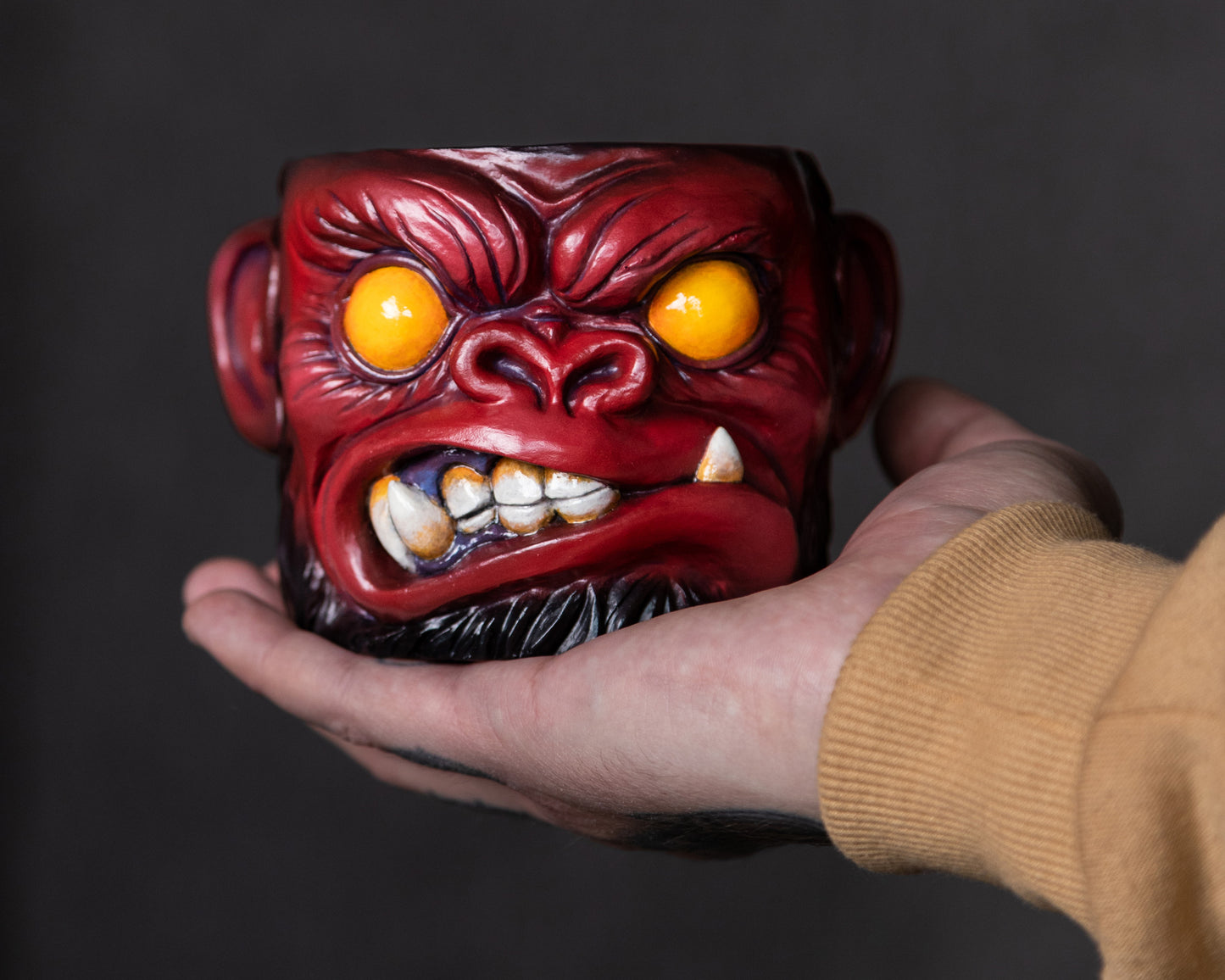 "Hell Ape" resin pot