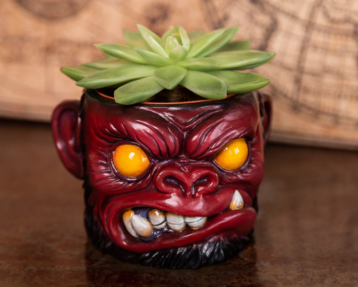 "Hell Ape" resin pot